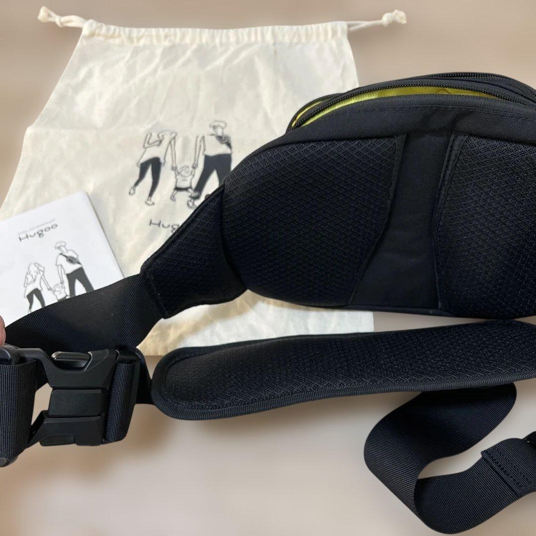 【美品　値下げ中】Hugoo ヒップシート ブラック