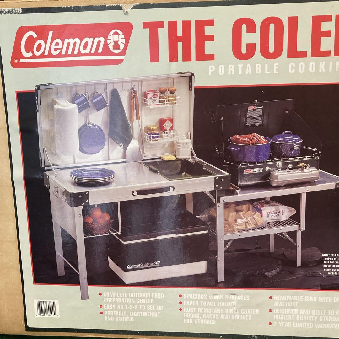 新品未使用✨️ 希少！廃盤！巨大！ コールマン ヴィンテージ キッチンテーブル