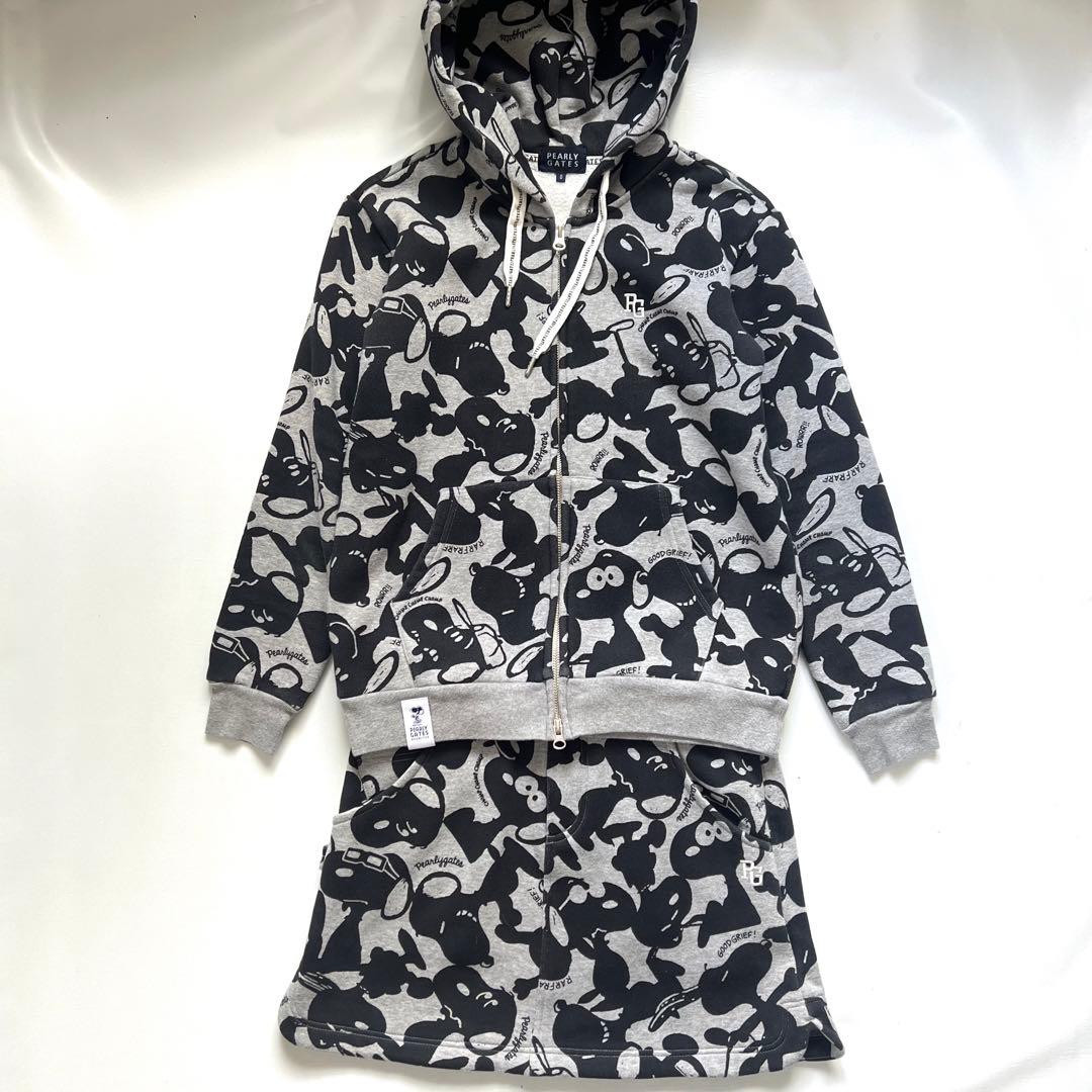PEARLY GATES パーリーゲイツ　スヌーピー　セットアップ　ゴルフ　総柄
