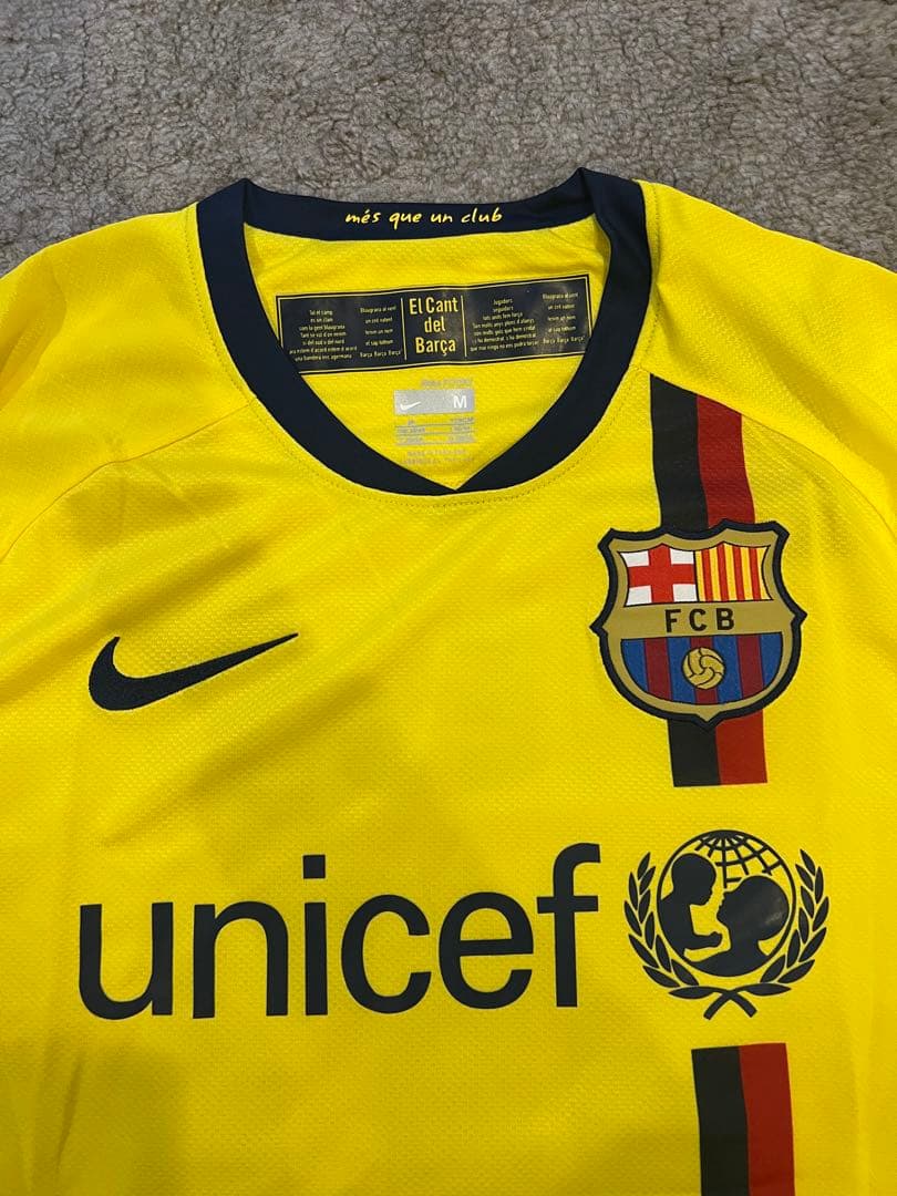 【超希少】 NIKE リオネルメッシ　10番　08/09 アウェイユニフォーム