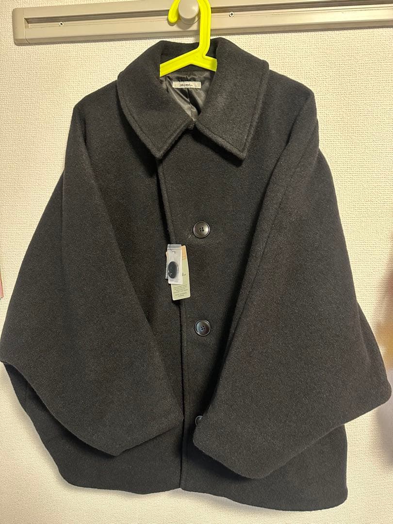 【新品未使用品タグ付き】niko and… ライトモッサドルマンジャケットコート