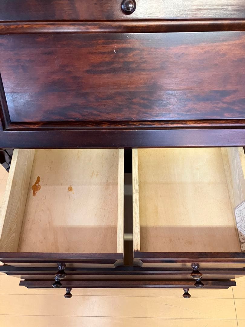 神居民芸　ライティングビューロー　デスク　ライティングデスク　樺