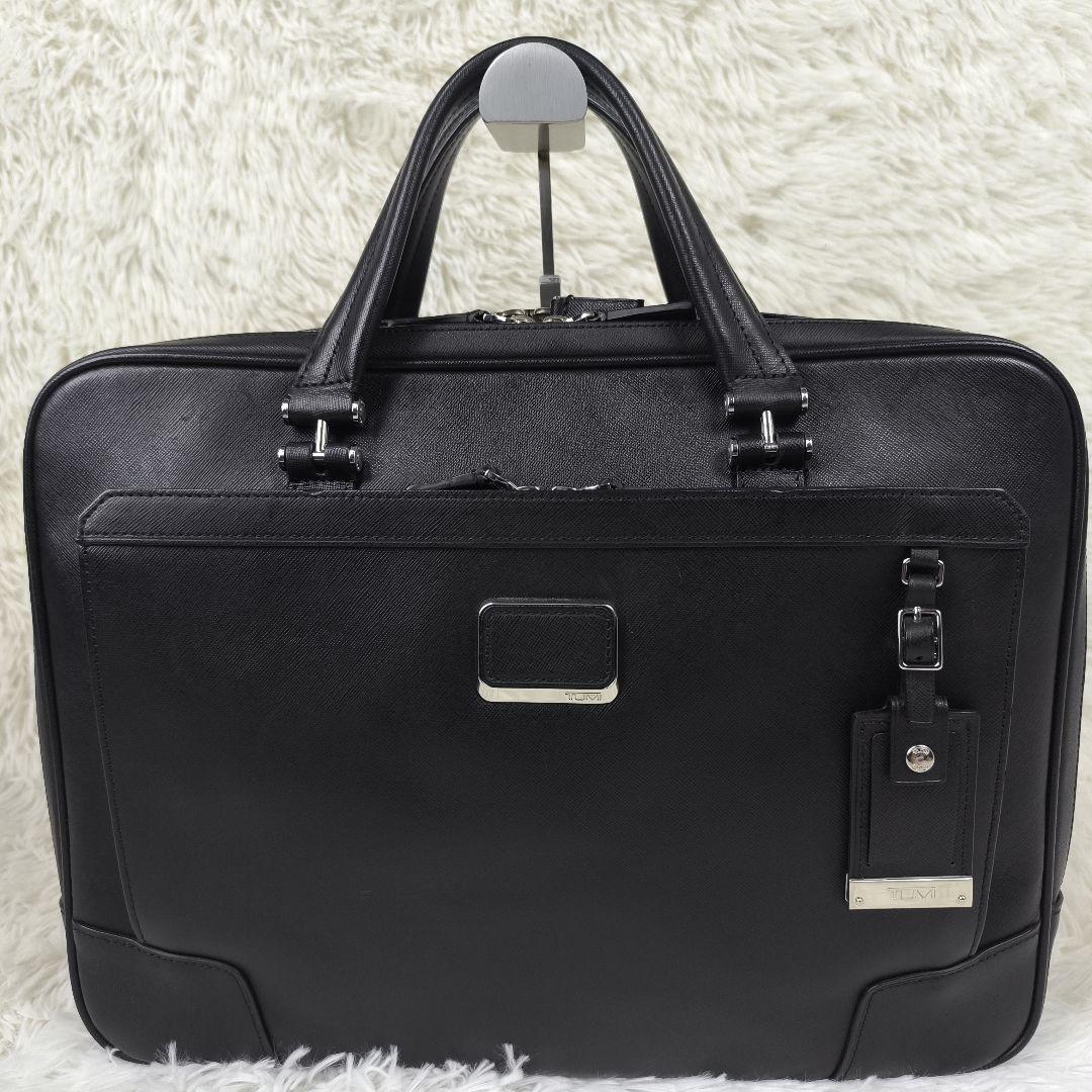 ✨極美品✨ トゥミ ブリーフケース アンソニア レザー 2層 B4 2way 黒
