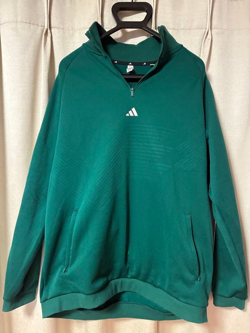 adidas グリーン トレーニングウェア LLサイズ上下セット
