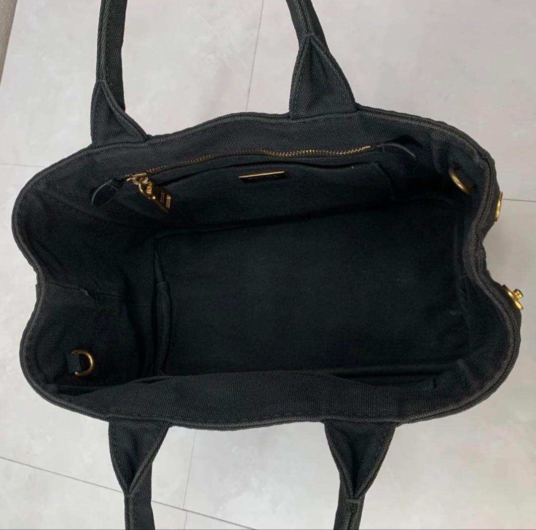 プラダ カナパ PRADA 2way ショルダー 1BG439 S ブラック