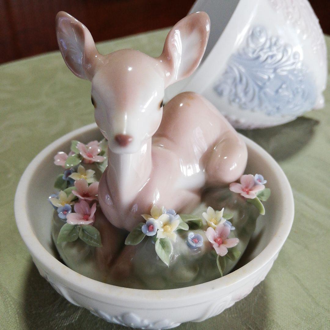 希少✨️LLADRO リヤドロ エッグコレクション 小鹿 バンビ フィギュリン