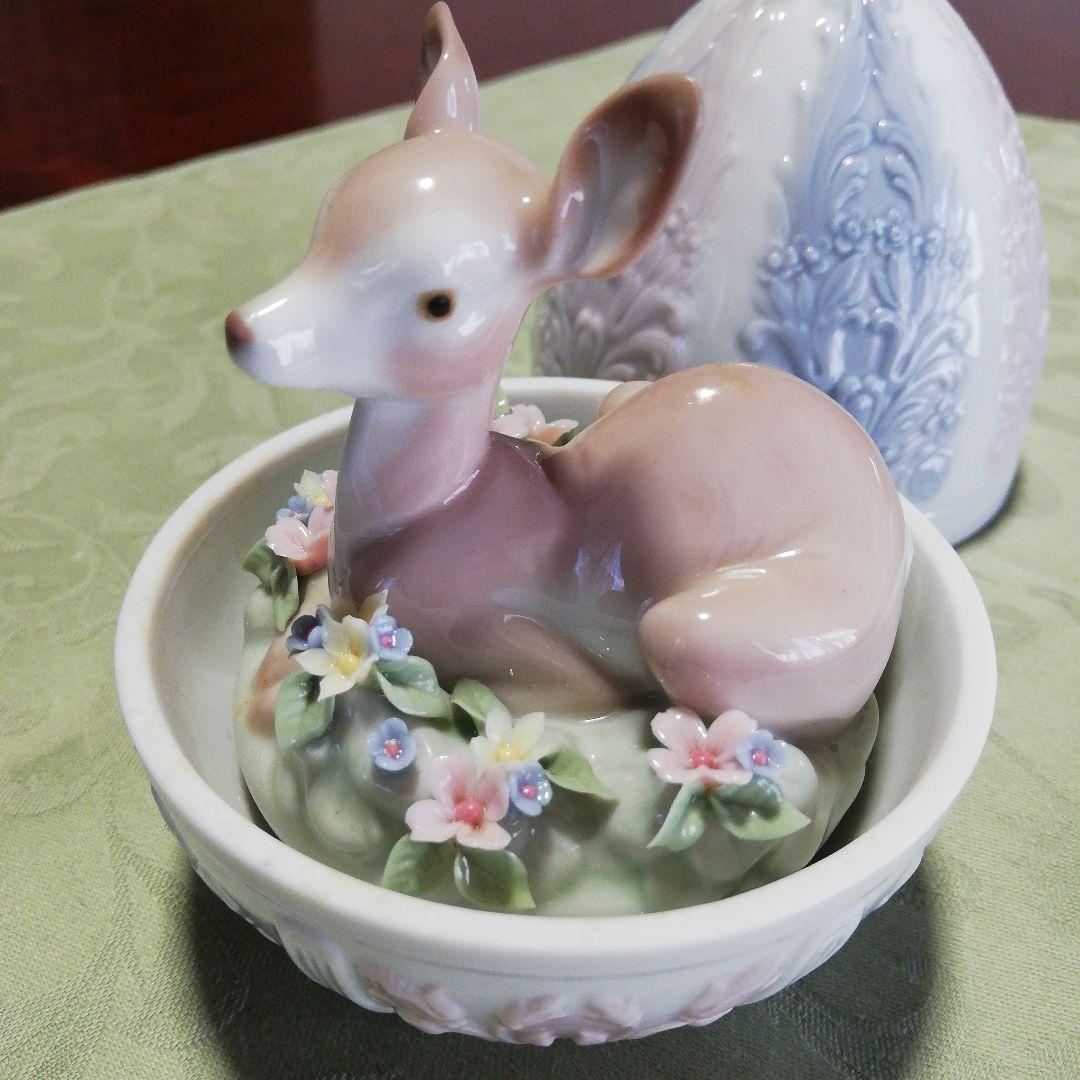 希少✨️LLADRO リヤドロ エッグコレクション 小鹿 バンビ フィギュリン