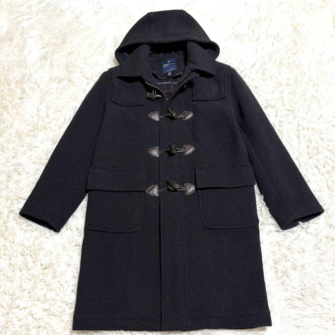 【極美品】ブルックスブラザーズ　ダッフルコート　チェック　フード　ウール