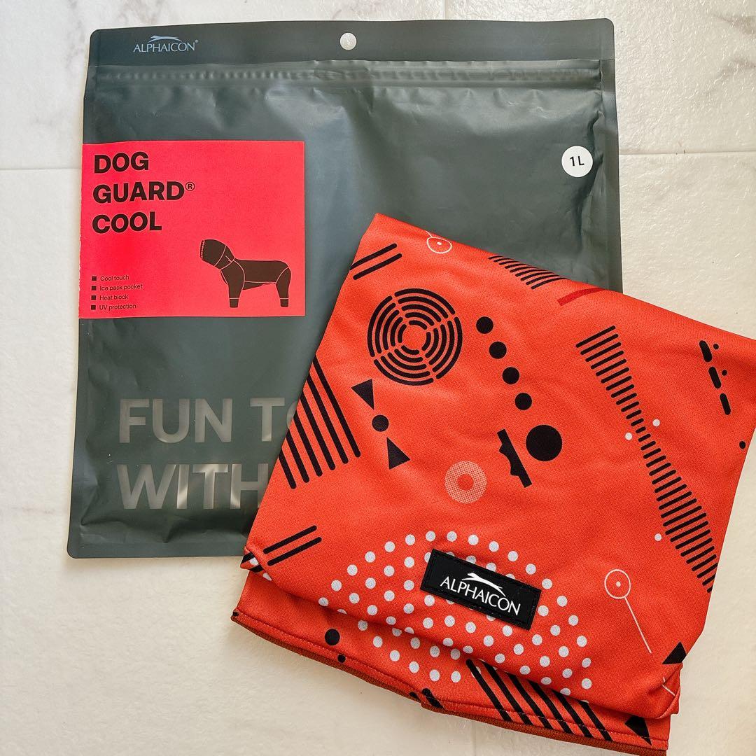【新品】1L ALPHAICON DOG GUARD COOL オレンジ