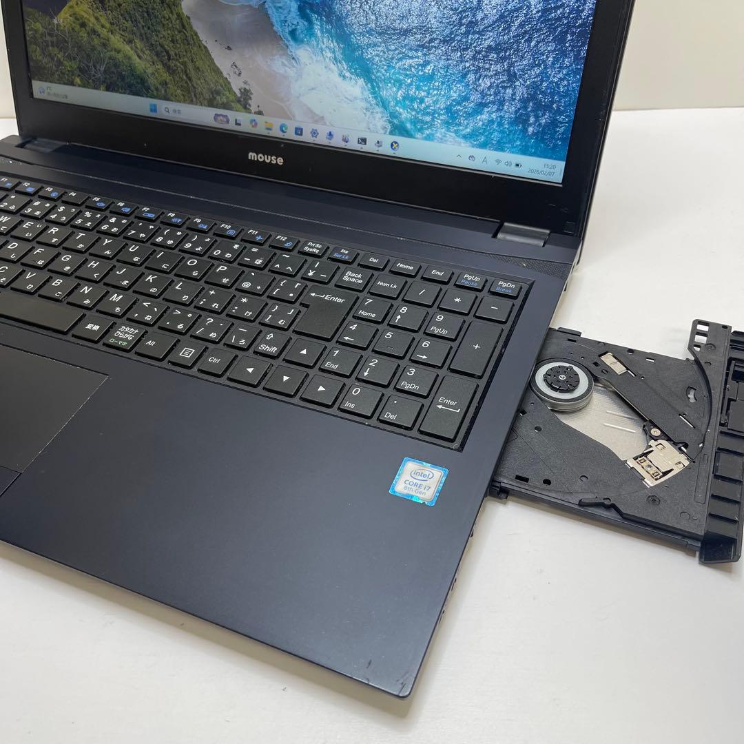 Windowsノート本体 Mouse MB-F576 i7-8550U 32GB SSD512GB 1TB