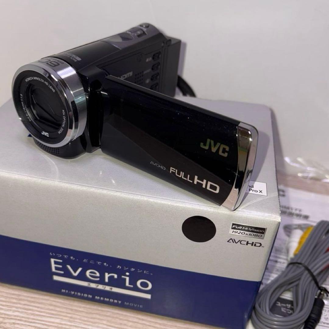 JVC ハンディビデオカメラ GZ-HM177-B 美品