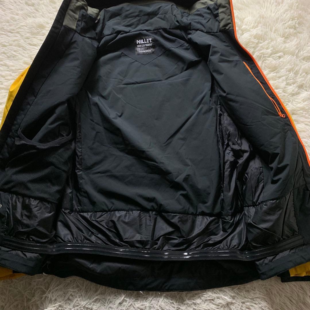 美品■MILLET ミレー スキーウェア イエロー L