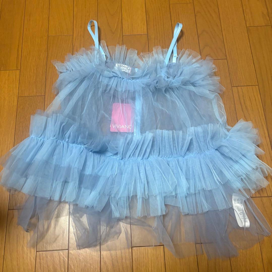VIVIANO jurk チュール キャミ