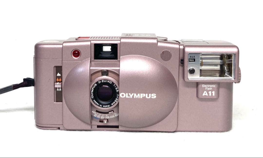 【完動品 美品】OLYMPUS XA2 A11 パールピンク 非売品 超希少
