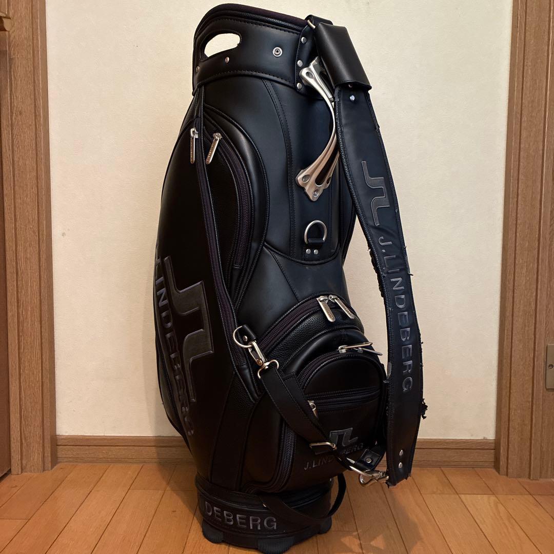 bay　J.LINDEBERG ブラックキャディバッグ