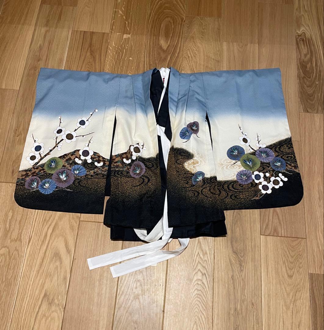 m*e様 七五三 子供用 着物 武士の鎧刺繍