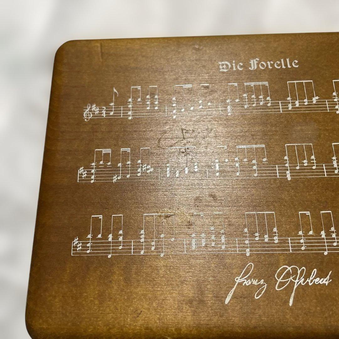 希少限定品　リュージュ社製　オルゴール 36弁　ます（Die Forelle）