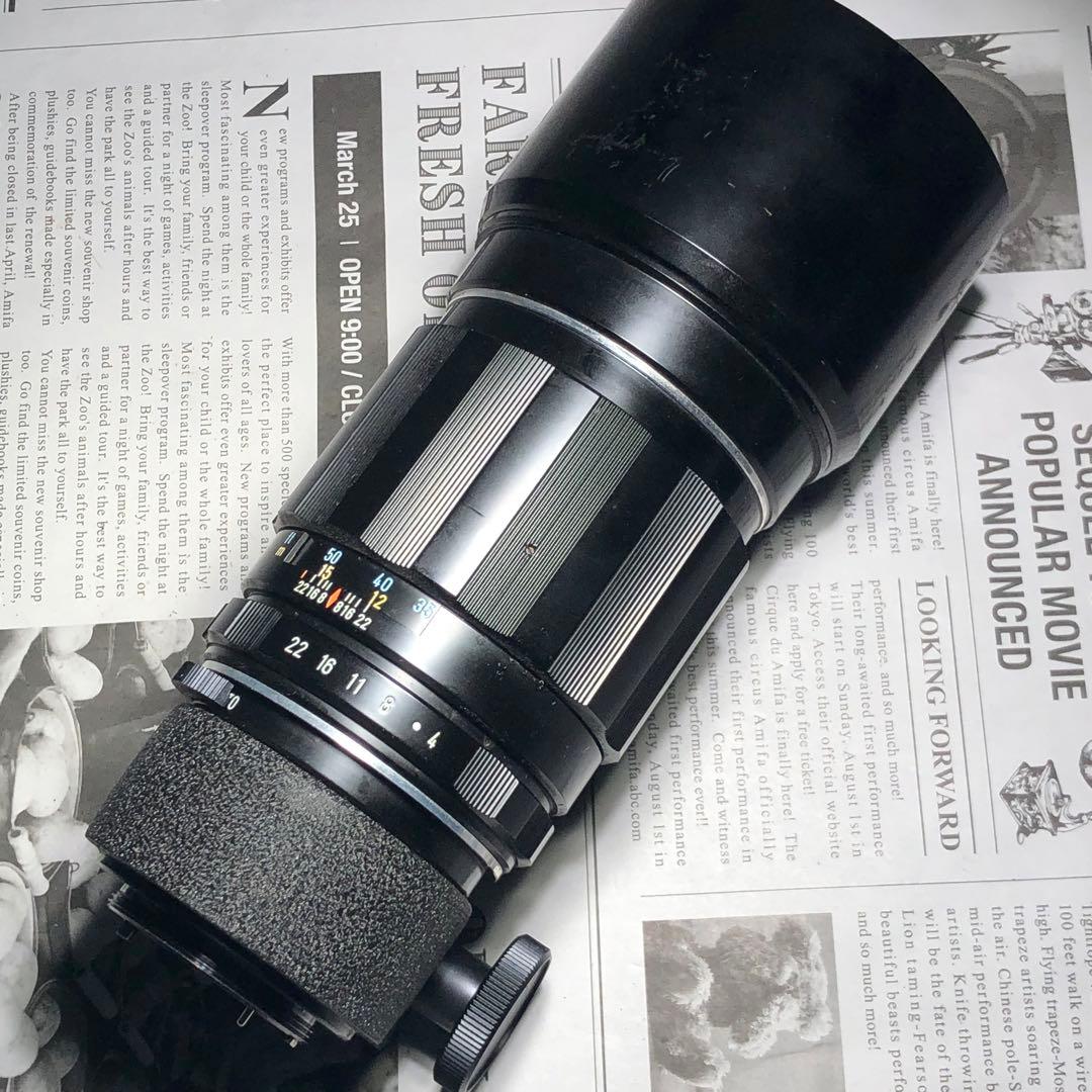 三脚座付き m42 SMC TAKUMAR 300mm f4