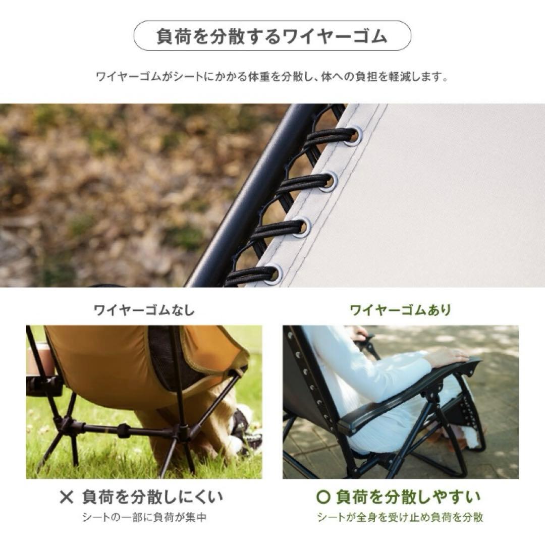 【未使用品】スムースリクライナー インフィニティチェア　リクライニング　カーキ