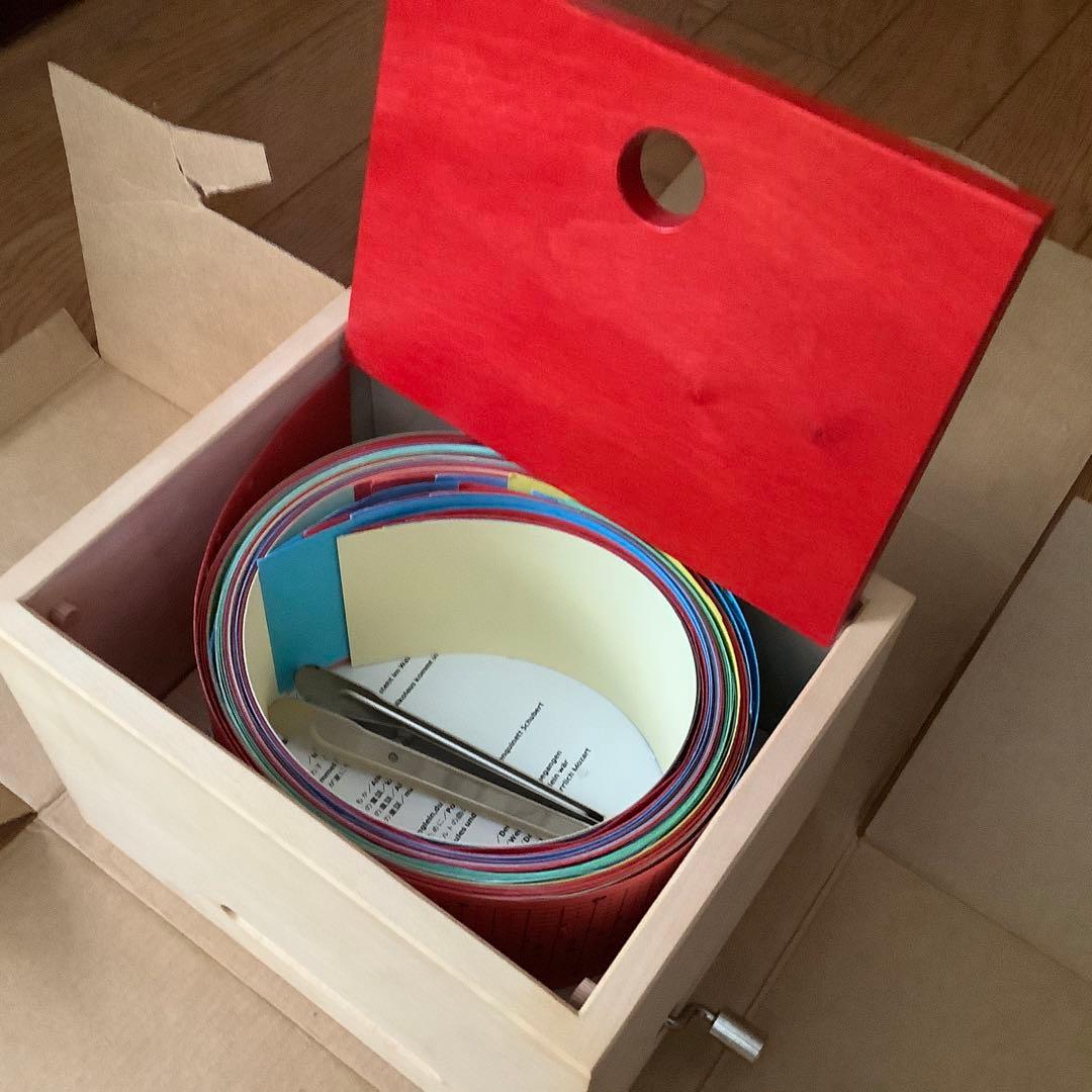 シャーフ社　オルガニート　手回しオルゴール　SCHAAF社