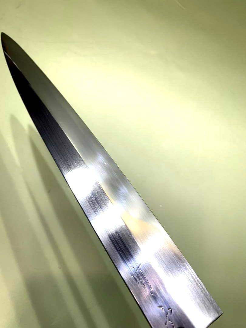 有次　柳刃包丁　刃渡り23cm