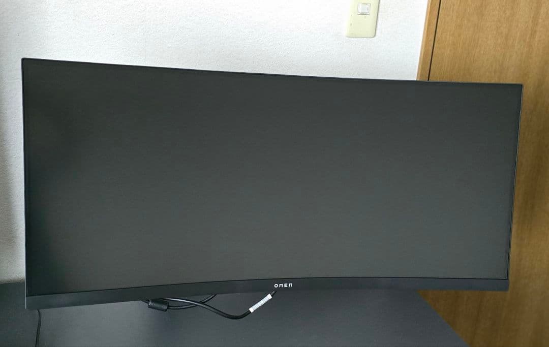 美品 OMEN 34c 165Hz 使用期間 1週間