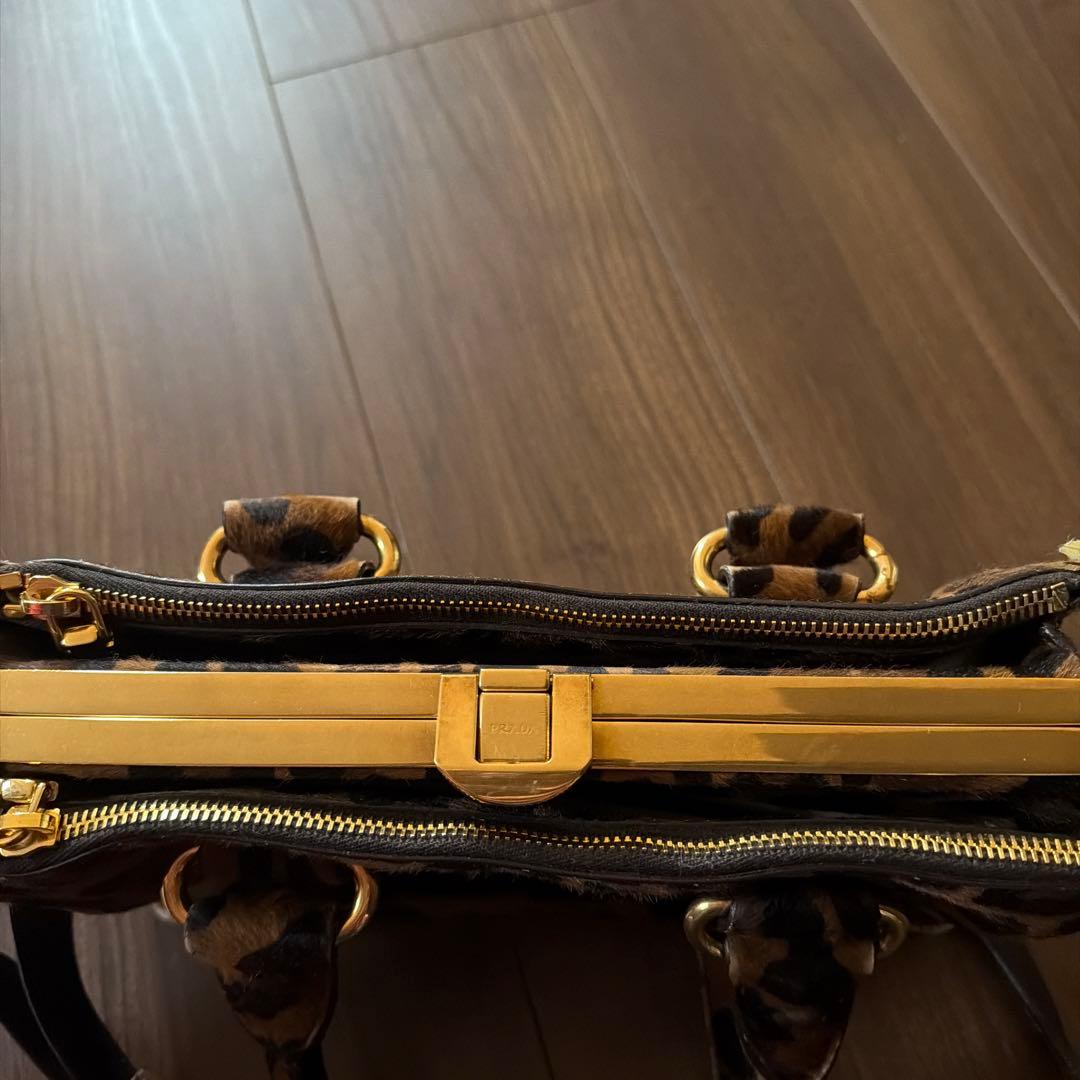 PRADA バッグ　レオパード