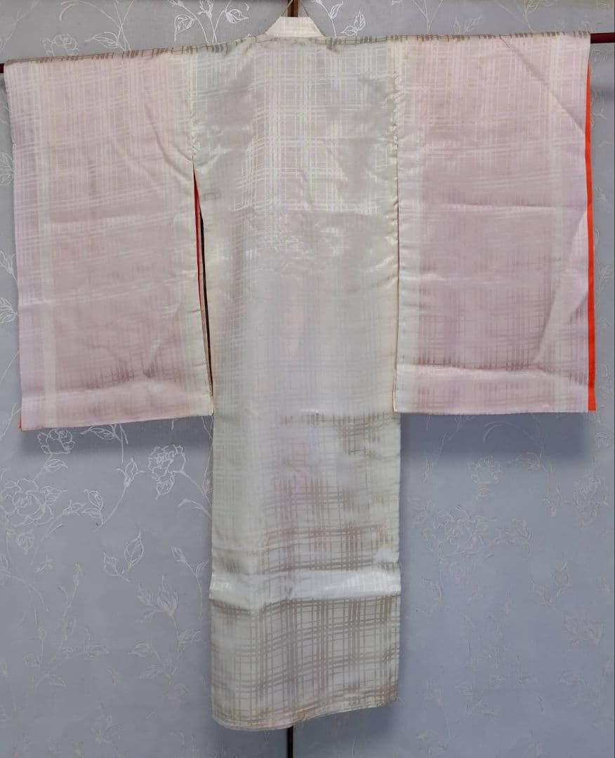 RK407 アンティーク子供着物長襦袢付き98着丈センチ裄丈45センチ3歳前後用