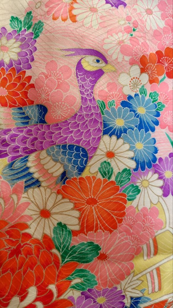 RK407 アンティーク子供着物長襦袢付き98着丈センチ裄丈45センチ3歳前後用