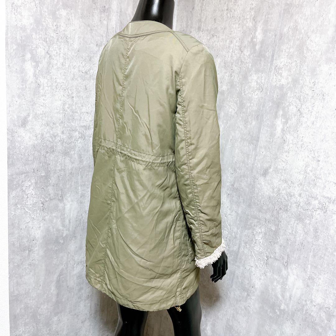 [Spick and Span] モッズコート ミリタリー ライナー付き 裏起毛