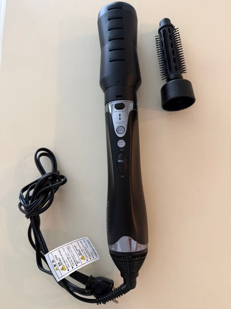 ストレーニア ケアストレートブラシ ドライヤー くせ毛