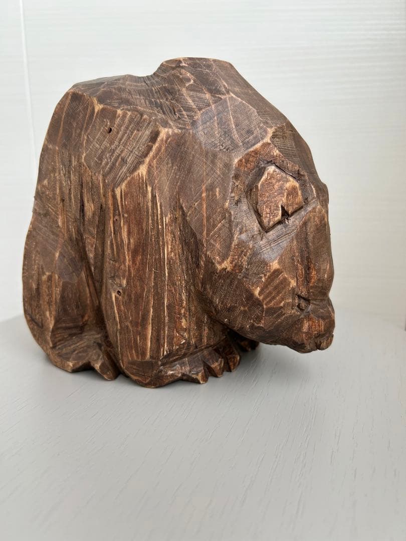 吉田マホガニー ／ 翠帆　木彫り