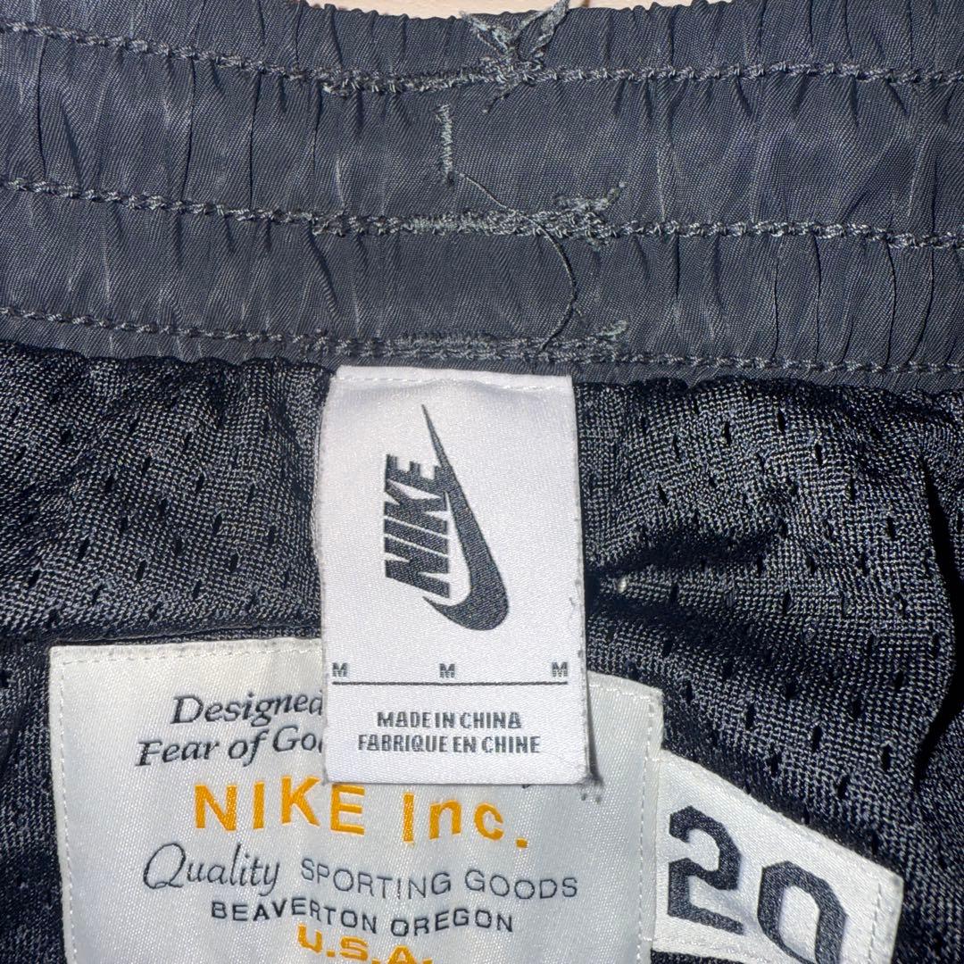 NBA 黒パンツ ドローストリング付き　fear offgod