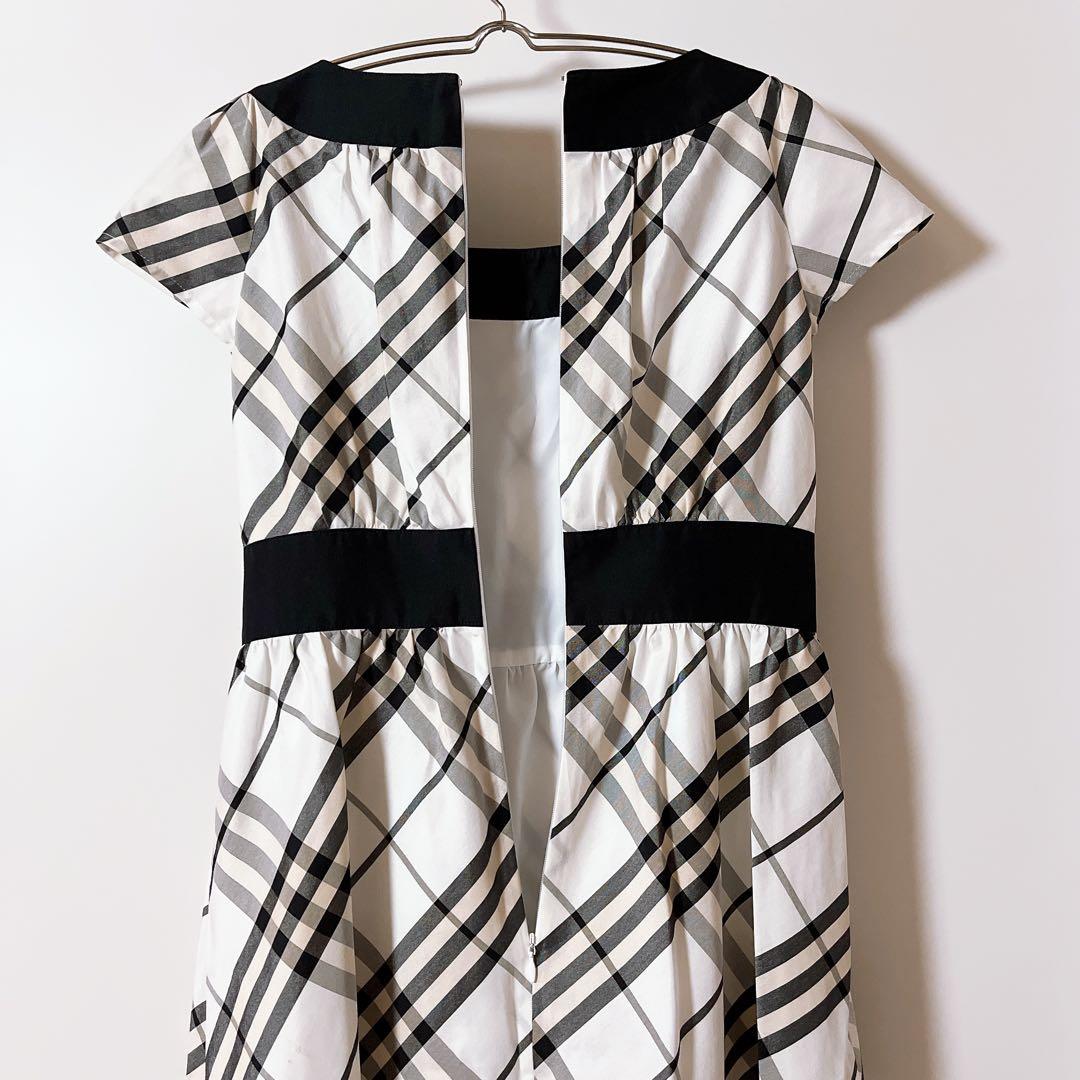 クリーニング済み✨ BURBERRY バーバリー　ワンピース　ノバチェック　36