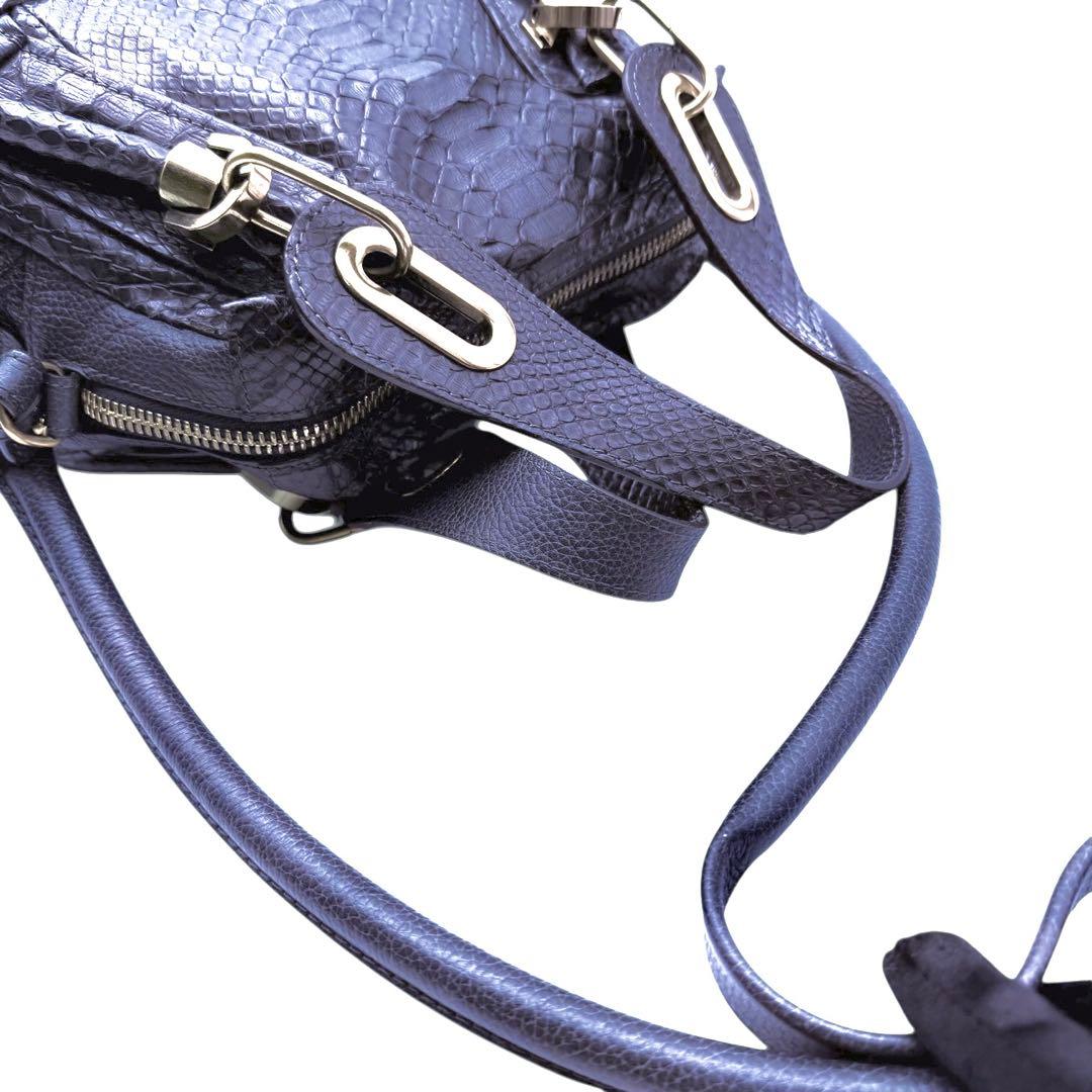 【美品】Chloe クロエ　パラティ　パイソン　2way ショルダーバッグ
