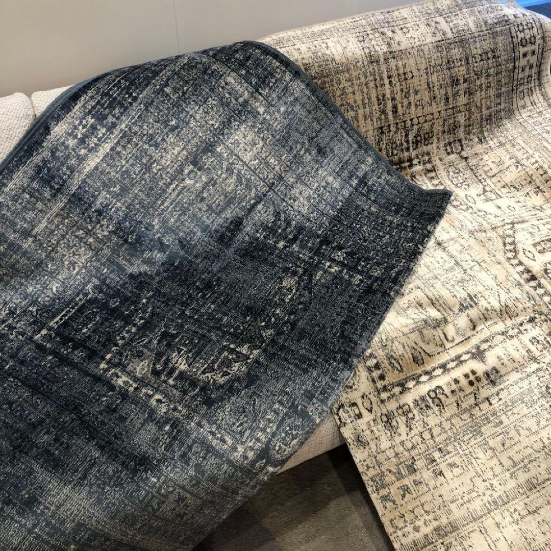 みるみる unicoラグ　NEVELネヴェル ベージュ 120×180cm