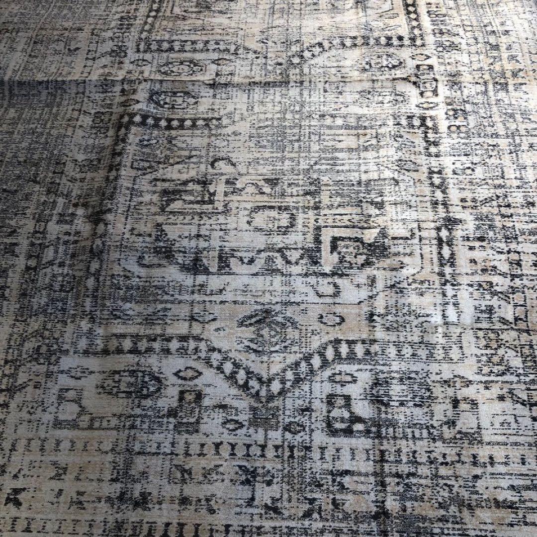 みるみる unicoラグ　NEVELネヴェル ベージュ 120×180cm