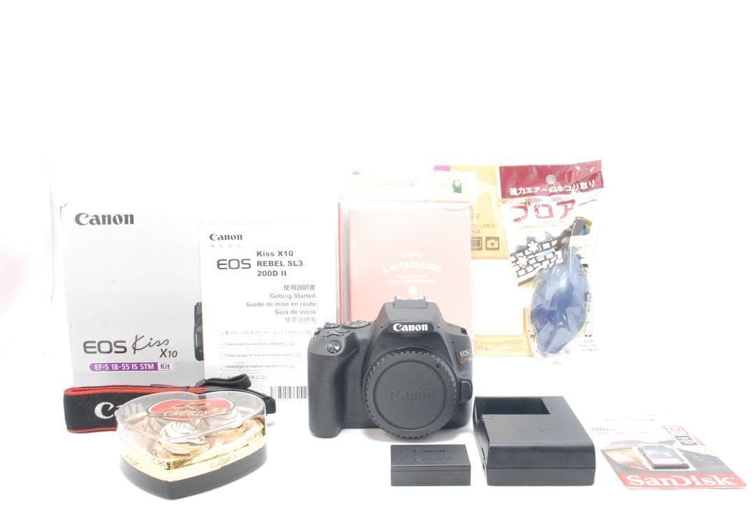 限定１台✨Canon　kiss　X10　ボディ　美品　高画質　簡単　初心者　安心