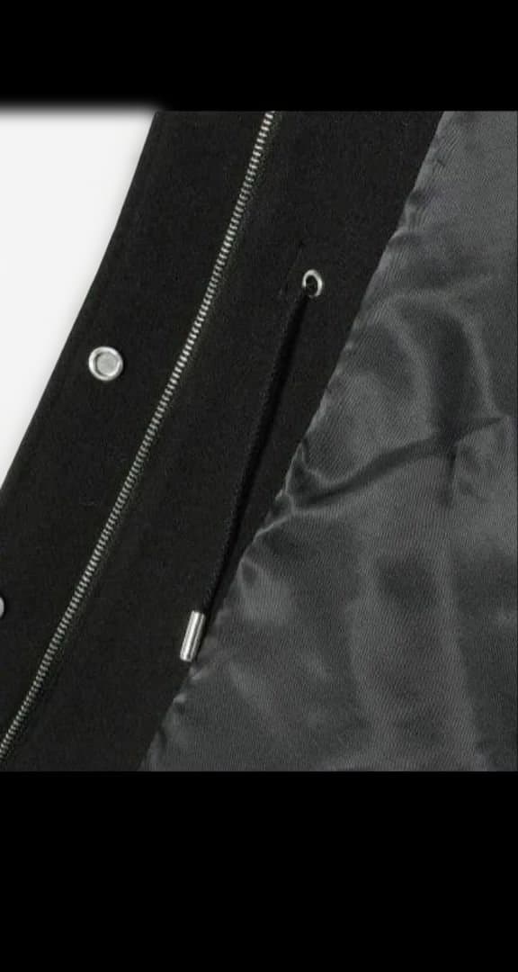 SHIPS any メルトン ウール ミックス M-51 モッズ コート 黒