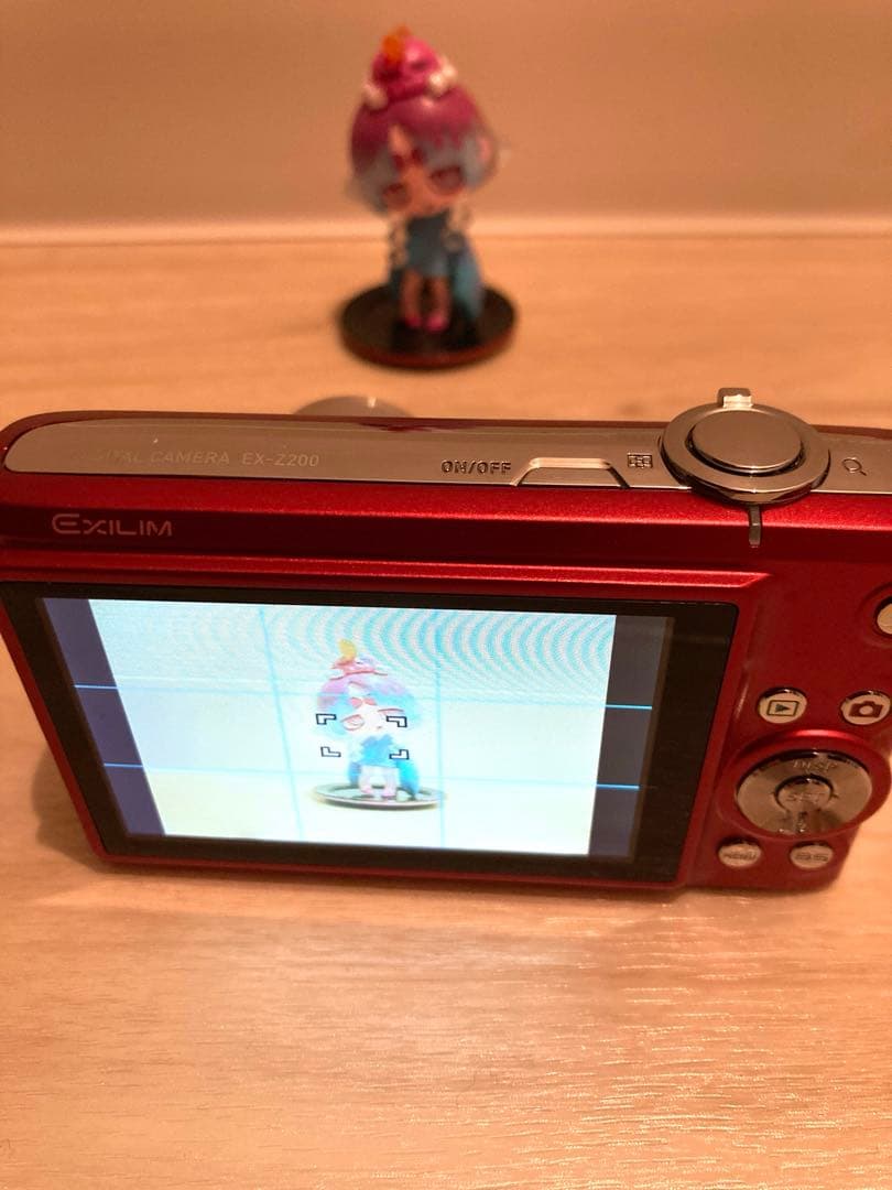 CASIO EXILIM EX-Z200 レッド CCD 充電器付