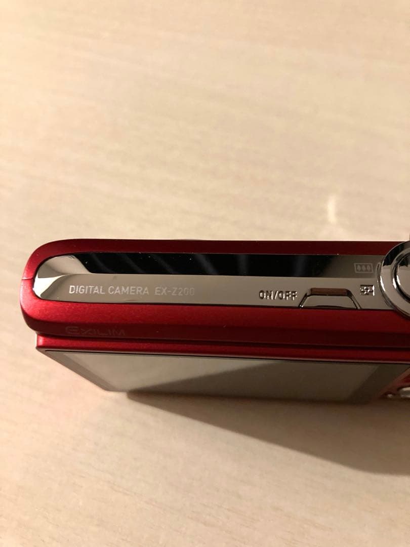 CASIO EXILIM EX-Z200 レッド CCD 充電器付