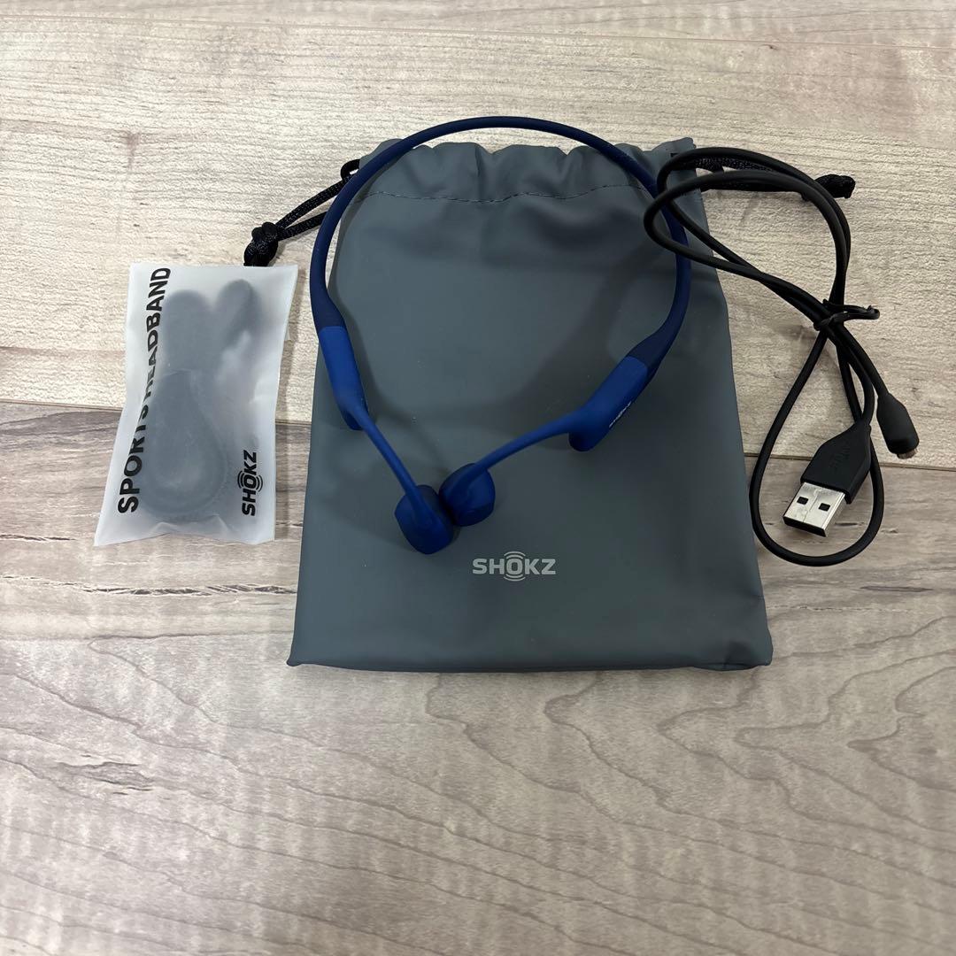 K*1様 SHOKZ 骨伝導イヤホン ブルー　S803