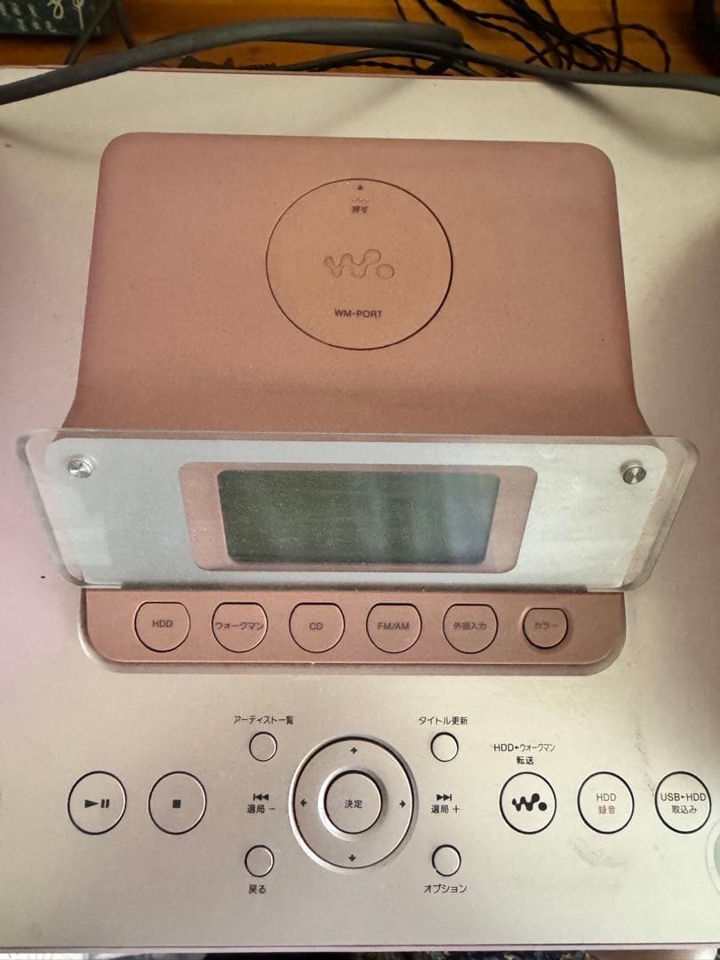 SONY ミニコンポ ピンク CDプレーヤー