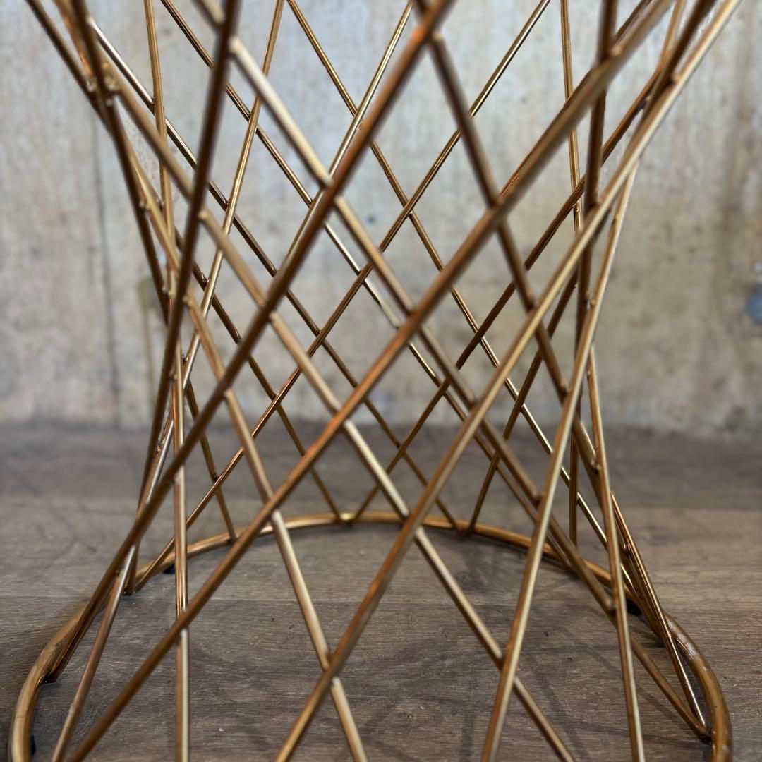 Francfranc マーリア サイドテーブル ゴールド