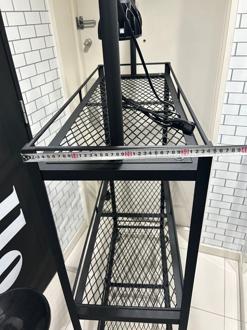 植物棚　アイアン棚　伸縮ライトレール　パキプス　アイアンシェルフ　アガベ