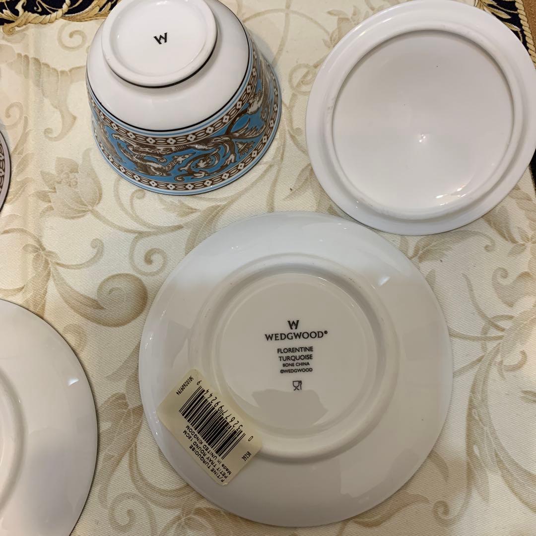 未使用　ウェッジウッド フロレンティーン　ターコイズ　ピンク　オリエンタル
