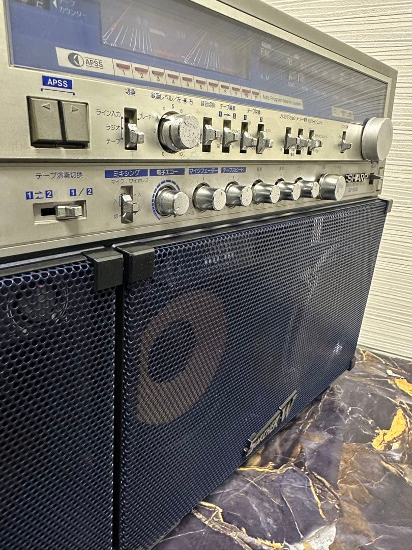 内蔵ブルーツゥース変更可能シャープ SHARP GF-1000ラジカセ　ラジオ