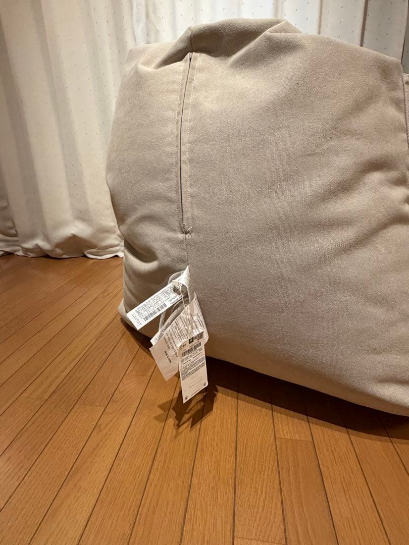 ZARA  コットンパフチェア　ビーズクッション　美品（ダグ付き）