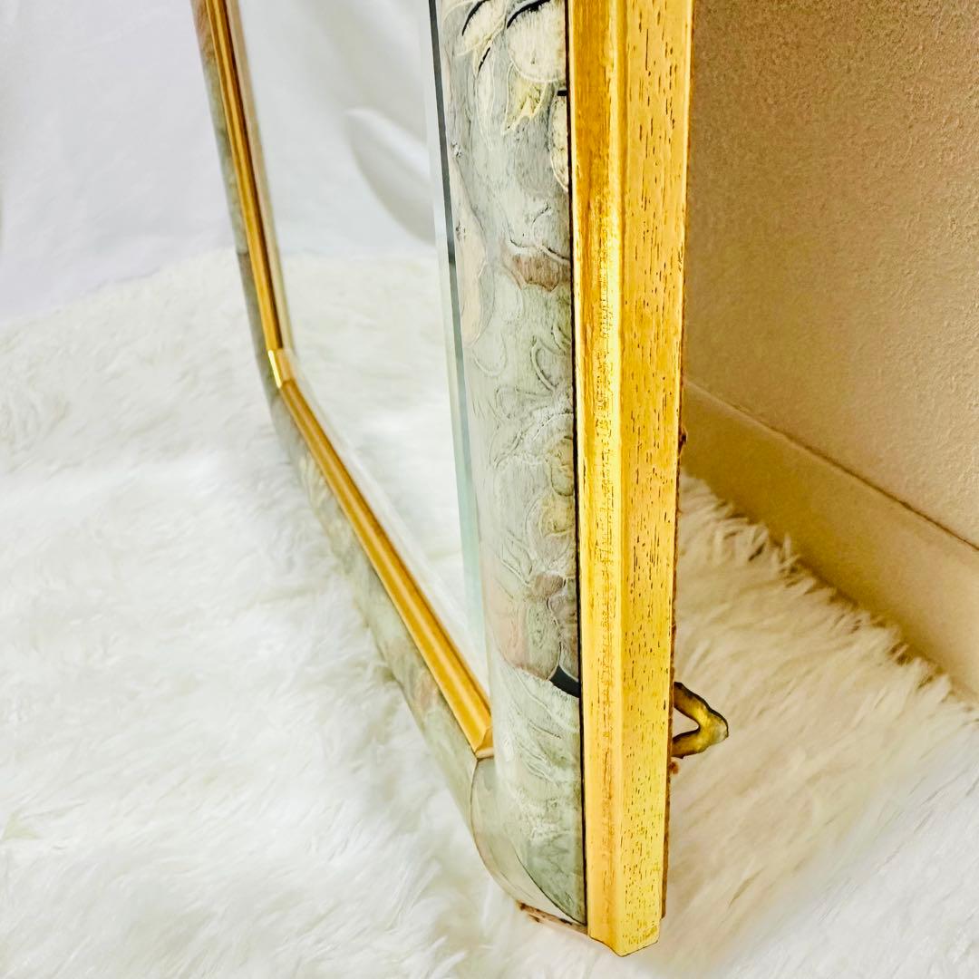 イタリア製 姿見 Made in ITLY 8角形 インテリア アンティーク