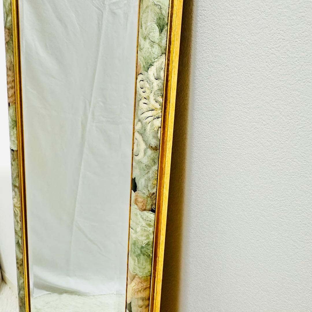 イタリア製 姿見 Made in ITLY 8角形 インテリア アンティーク